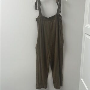 Something Navy Dark Olive Jumpsuit